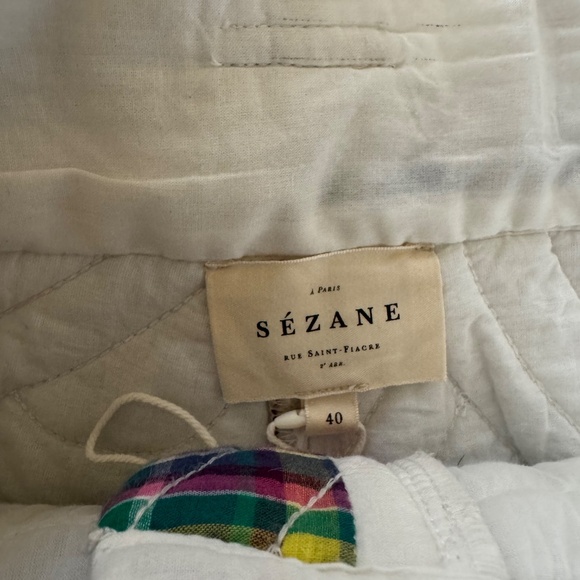 Sezane plaid quilted shorts - Picture 3 of 3